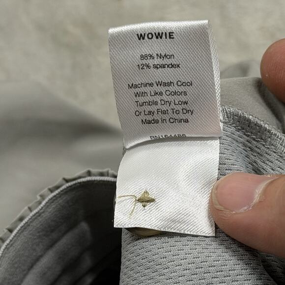 Wowie Shorts Mens Large Gray Performance Elastic Waist Lightweight Casual Golf - Picture 4 of 7